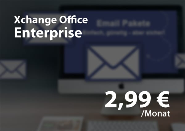 Xchange Office Enterprise für 2,99€ pro Monat