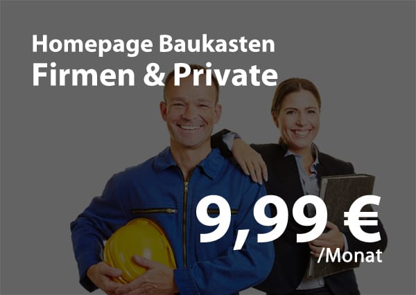 Homepage Baukasten – Firmen & Unternehmen