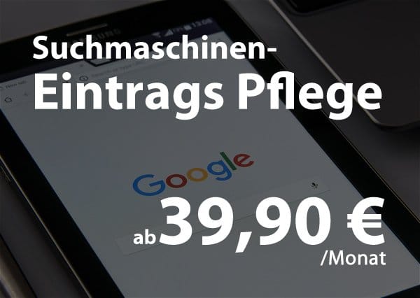 Suchmaschinen Eintragung