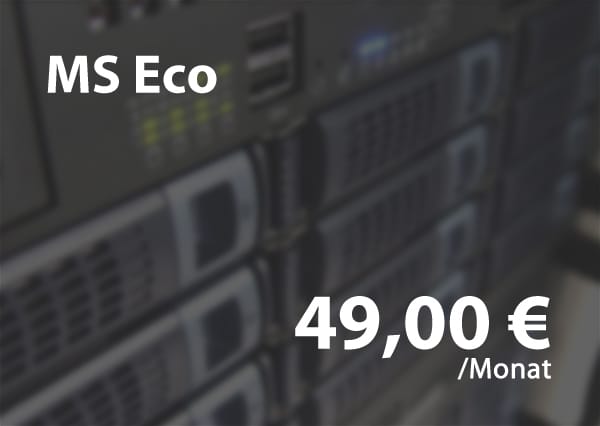 Managed Server für 49,00€